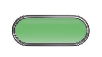 Green Metal Web Button for Your Project