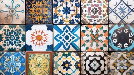 moroccan tiles seamless pattern wallpaper