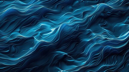 Obraz premium oceanica wave seamless pattern wallpaper