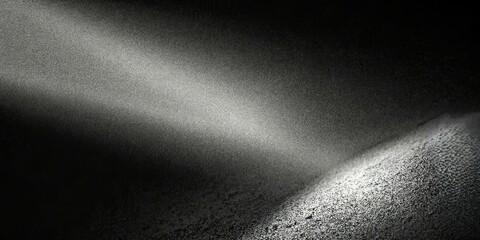 Dramatic Light Beam on Textured Dark Surface Abstract Background