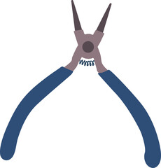Pliers instrument worktool vector illustration