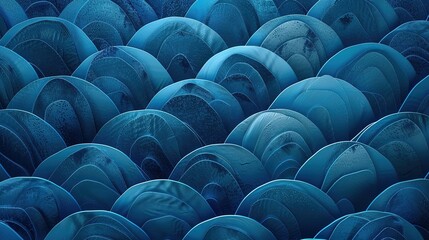 Fototapeta premium oceanic wave seamless pattern wallpaper