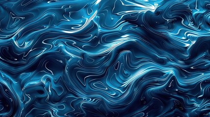 Obraz premium oceanic wave seamless pattern wallpaper
