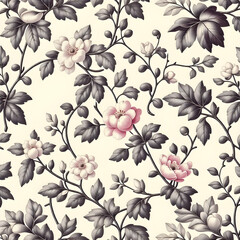 seamless pattern with flowers
