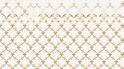 Fototapeta premium Elegant decorative pattern featuring intricate golden designs.