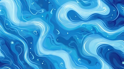 oceanic wave seamless pattern wallpaper