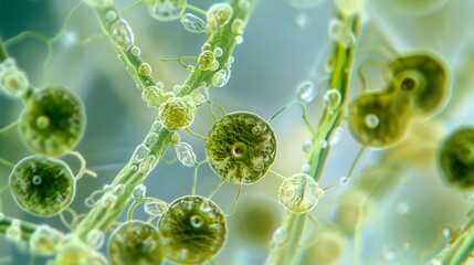 mold under a microscope