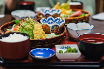 懐石料理　天ぷら　定食