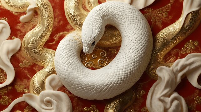 Chinese New Year.lunar new year,year of the snake.&nbsp;symbolizes the Lunar New Year of China.