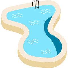 Swimming Pool Illustration