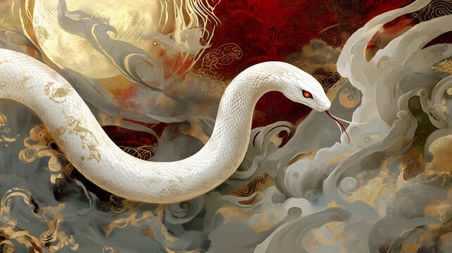 Chinese New Year.lunar new year,year of the snake.&nbsp;symbolizes the Lunar New Year of China.