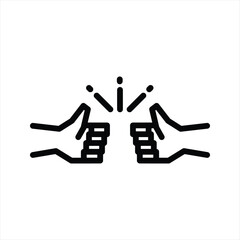 Good Job Simple Line Icon