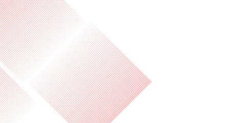 Basic halftone dots effect in pink and white color. Halftone effect. Halftone background. Pop art, comic style. Pattern with small rectangle Futuristic panel Vector illustration. sites, business cards