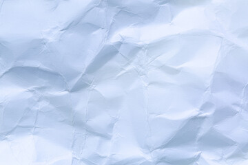 Close-up of crumpled paper background,Texture of white crumpled paper for background.