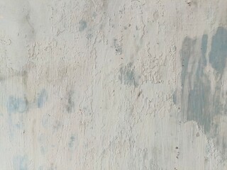 Fototapeta premium Abstract background, texture wall widest skin, peeling white and blue wall