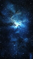 Stunning cosmic event massive nebula with swirling gas clouds outer space astrophotography celestial environment wide angle view