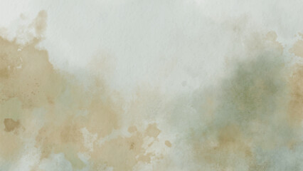 Abstract watercolor aesthetic horizontal background. Hand drawn vector splatter texture. Brush stroked painting pastel color watercolour