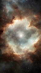 Fototapeta premium Vivid cosmic formation deep space astronomy visuals celestial environment galactic viewpoint nebula exploration