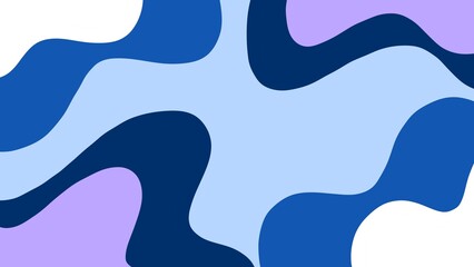 A modern abstract background featuring wavy shapes in vibrant colors