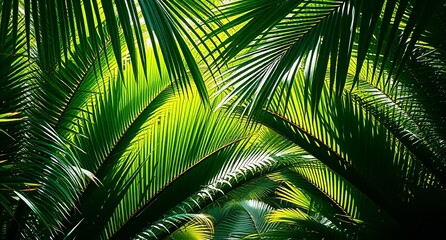 Fototapeta premium Pristine nature scene showcasing vibrant landscapes with crystal-clear waters and lush green surroundings.