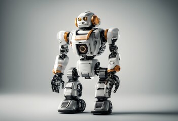 Naklejka premium robot transparency white background png.png toy