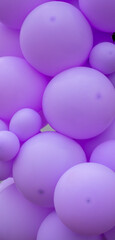 abstract background of purple balloons