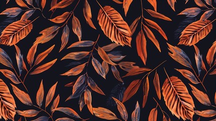 tropical palm seamless pattern wallpaper