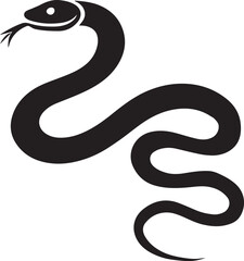 black snake vector illustration