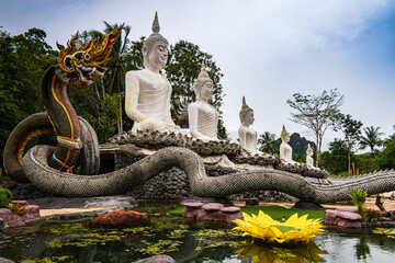 giant statue at temple