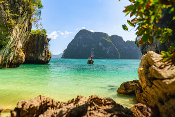 tropical island in the sea