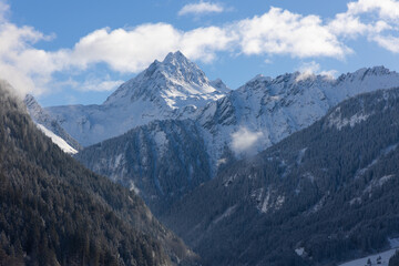 Vallüla von Gaschurn aus gesehen, Österreich