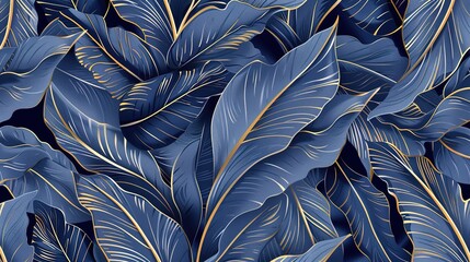 tropical palm seamless pattern wallpaper