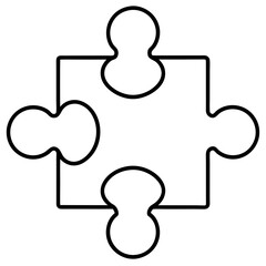 Interlocking Puzzle Vector Designs for Inspiration