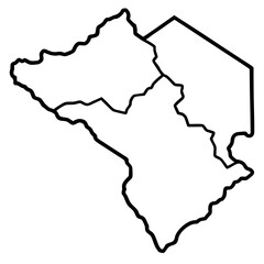 Intricate City Map Line Vectors