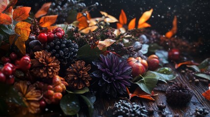 Fototapeta premium Seasonal product bundles 
