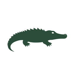Crocodial vector art 