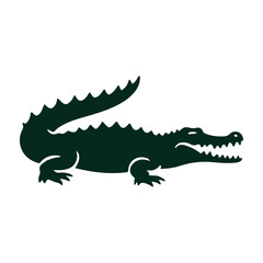 Crocodile silhouette 