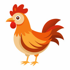 hen and rooster