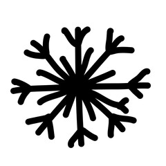 Snowflakes hand drawn