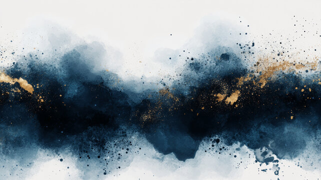 Modern academic theme with watercolor effects and graduation motifs, perfect for marketing materials.