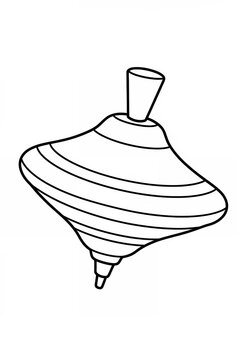toy spinning top drawing