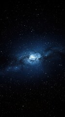 Galactic phenomenon outer space digital art monochromatic environment celestial viewpoint shimmering concept