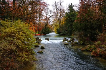 river in autumn