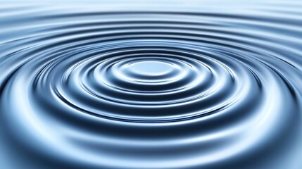 Abstract concentric circles ripple water texture.