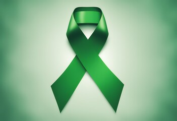 healthcare serenity green support ribbon world hope realm medical day bipolar .png symbol