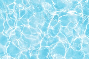Fototapeta premium Abstract light blue water surface texture.