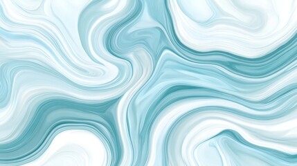 Naklejka premium Abstract teal and white marble texture background.