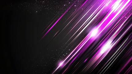 Abstract Diagonal Lines Glowing Purple White Background
