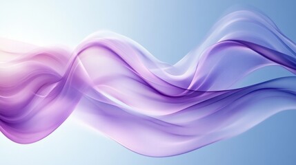 Ethereal Purple Smoke Waves