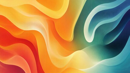 Obraz premium Abstract Colorful Wave Pattern